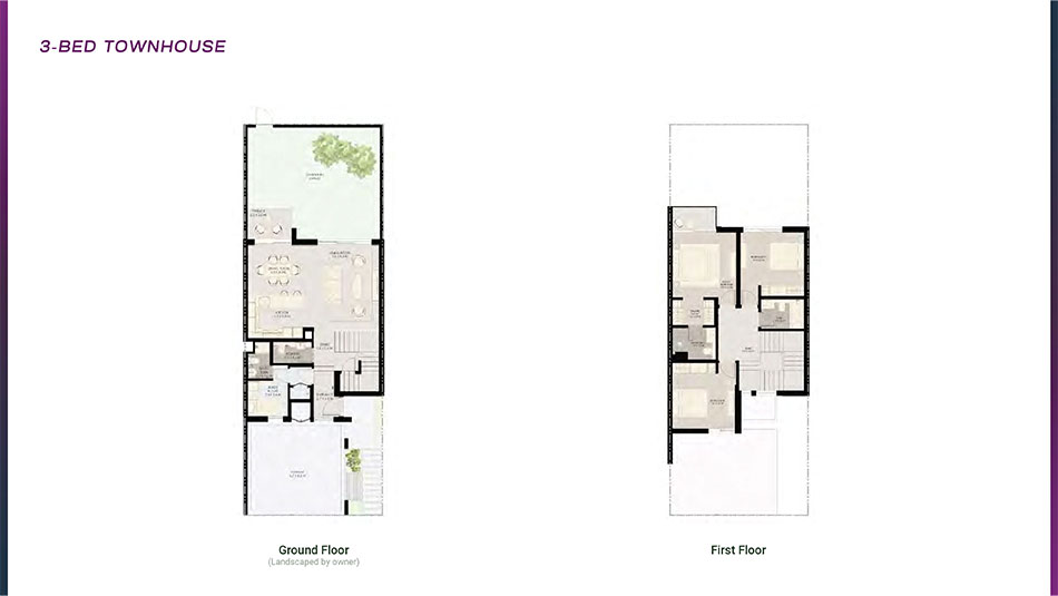 Floor plan -  -  Athlon by Aldar  - etamea.com