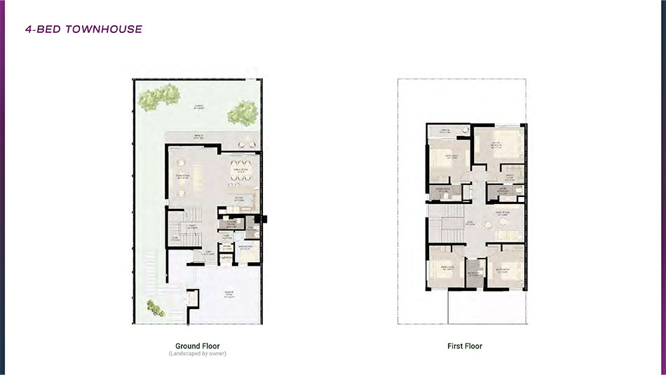 Floor plan -  -  Athlon by Aldar  - etamea.com