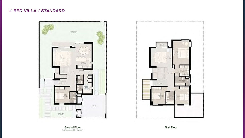 Floor plan -  -  Athlon by Aldar  - etamea.com